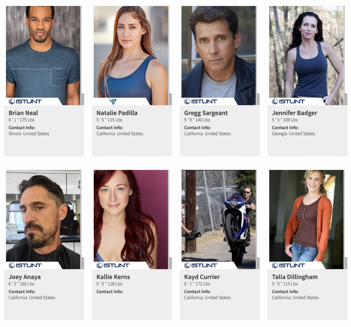 Brian Neal, Natalie Padilla, Gregg Sargeant, Jennifer Badger, Joey Anaya, Kallie Kerns, Kayd Currier, Talia Dillingham 